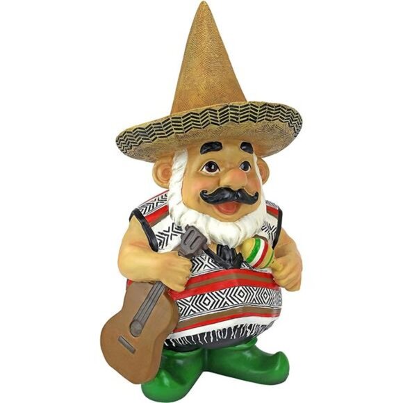 Design Toscano Pancho the Mariachi Garden Gnome Statue - Picture 1 of 6